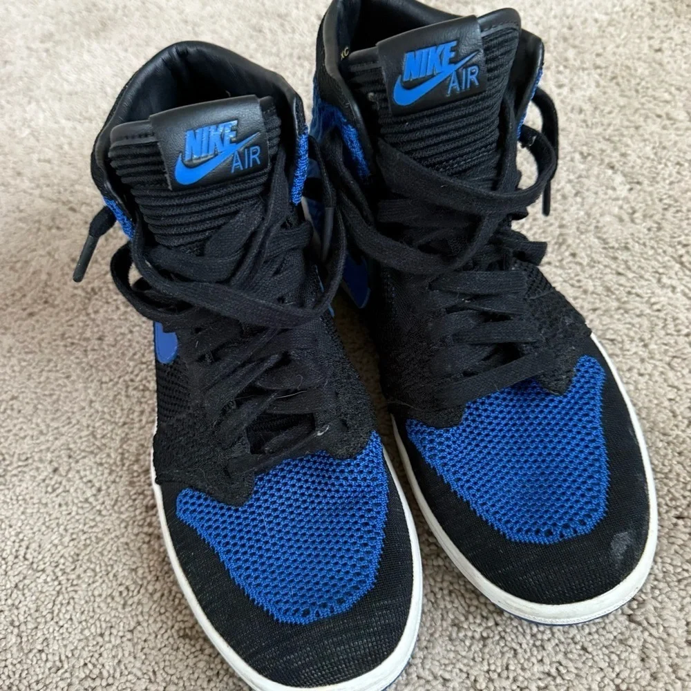 Air Jordan 1 Retro High OG Flyknit GS 'Royal' 7Y